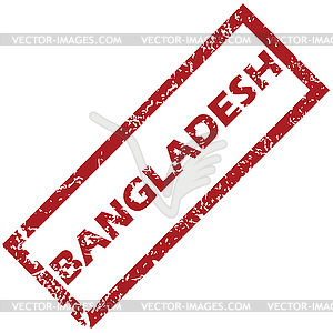 New Bangladesh rubber stamp - vector image