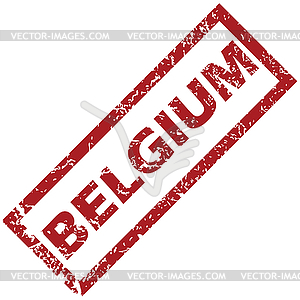 New Belgium rubber stamp - color vector clipart