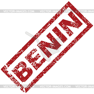 New Benin rubber stamp - vector clip art