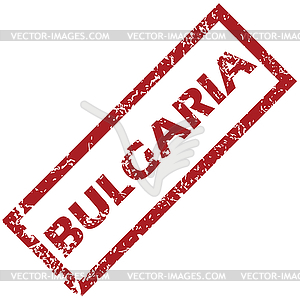 New Bulgaria rubber stamp - vector image