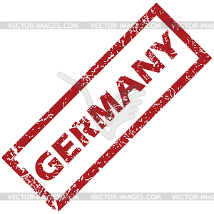 New Germany rubber stamp - vector image