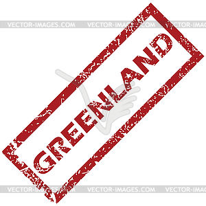 New Greenland rubber stamp - royalty-free vector clipart