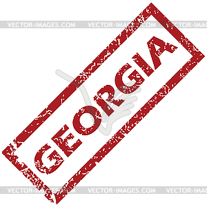 New Georgia rubber stamp - vector clipart