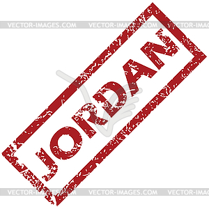 New Jordan rubber stamp - vector clipart