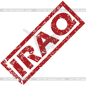 New Iraq rubber stamp - vector clipart / vector image