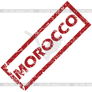 New Morocco rubber stamp - vector clip art