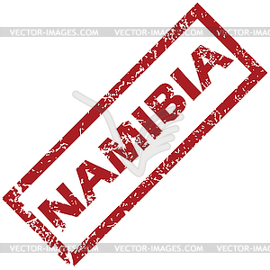 New Namibia rubber stamp - vector clip art