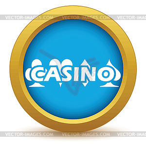 Gold casino icon - vector clipart