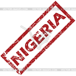 Новый Нигерия штамп - векторный клипарт Royalty-Free