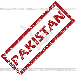 New Pakistan rubber stamp - vector image