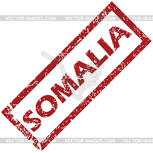 New Somalia rubber stamp - vector image