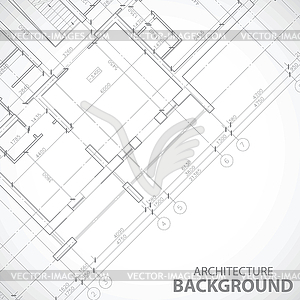 New black architecture background - stock vector clipart