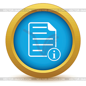 Information icon - vector clipart