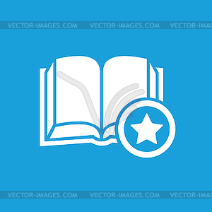 Favorite book symbol - color vector clipart