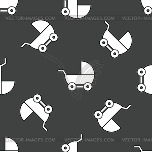 Pram pattern - vector clipart