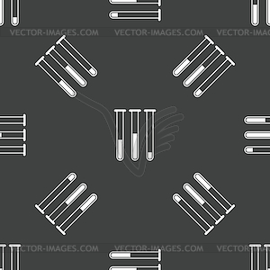 Test-tubes pattern - vector clipart