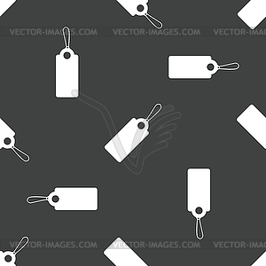 String tag pattern - vector image