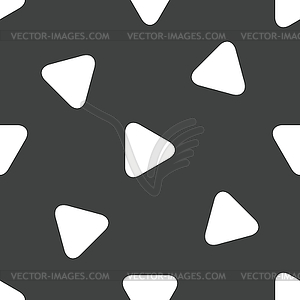 Play symbol pattern - vector image