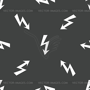 High voltage symbol pattern - vector clip art