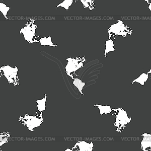 America silhouette pattern - vector clipart