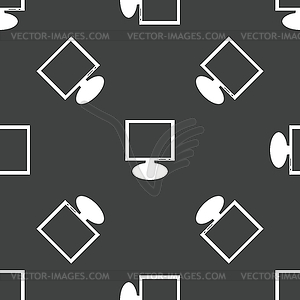 Monitor pattern - vector image