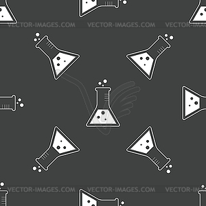 Flask pattern - vector image