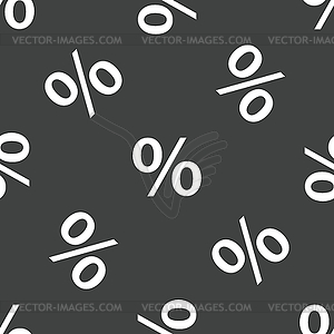 Percent symbol pattern - vector clipart