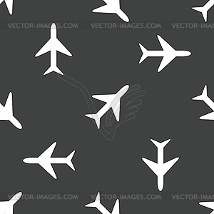 Plane pattern - vector image