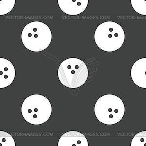 Боулинг мяч шаблон - изображение в векторном виде