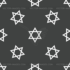 Star of David pattern - vector clip art