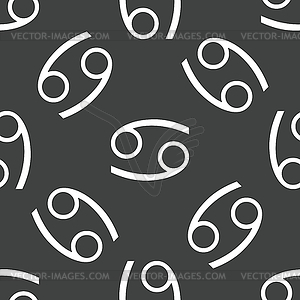 Cancer symbol pattern - vector clipart