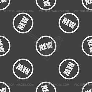 Symbol NEW pattern - vector clipart