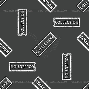 Rubber stamp COLLECTION pattern - vector clipart