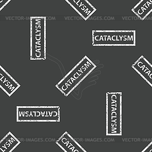Резиновая печать CATACLYSM модель - стоковый векторный клипарт