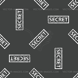 Rubber stamp SECRET pattern - vector clip art