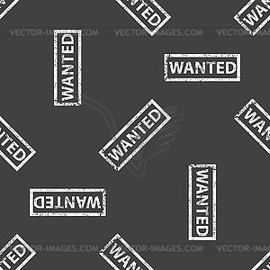 Rubber stamp WANTED pattern - vector clipart