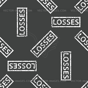 Rubber stamp LOSSES pattern - vector EPS clipart