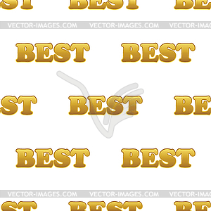 Word BEST pattern - vector clip art