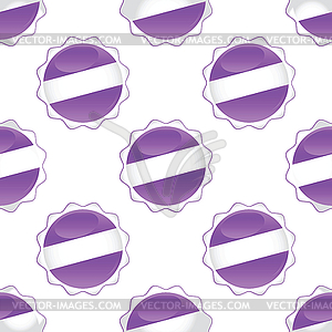 Violet certificate seal pattern - vector clipart