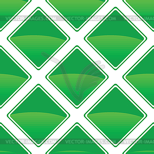 Green turned square pattern - vector EPS clipart