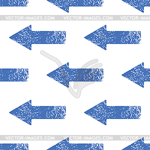 Blue left arrow pattern - royalty-free vector image