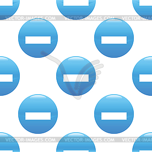 Minus sign pattern - vector clipart