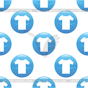 T-shirt sign pattern - vector image