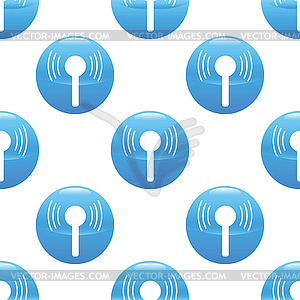 Wireless signal sign pattern - vector image