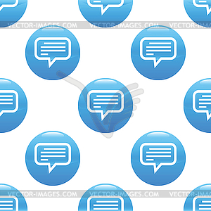 Message sign pattern - vector EPS clipart