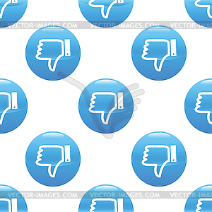 Dislike sign pattern - vector EPS clipart