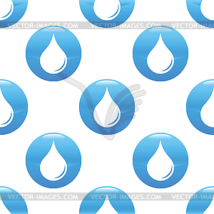Waterdrop sign pattern - vector image