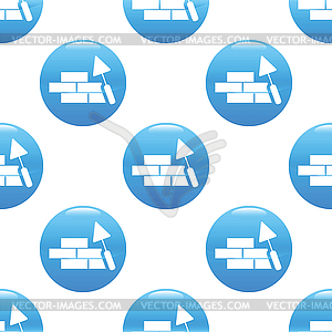 Building wall sign pattern - vector clipart