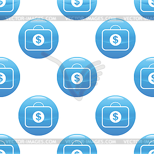 Bag with dollars sign pattern - vector clipart