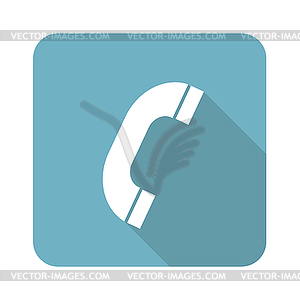 Телефон значок приемник - изображение в векторе